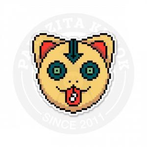 пиксель кот