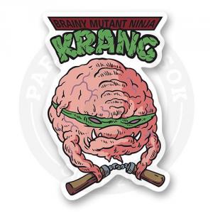 Стикер "Brainy Mutant Ninja Krang" / "TMNT"