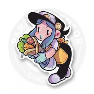 Стикер "Food delivery girl 1"