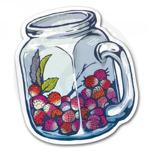 Земляника в банке