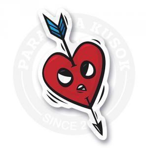 Sticker Funny heart 1