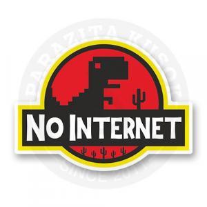 Стикер "Нет интернета в парке"