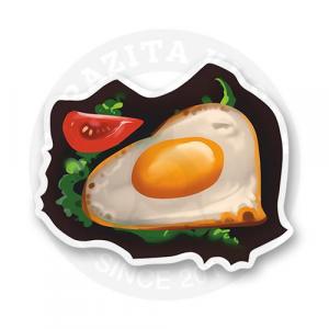 Стикер "Вкусная яичница"