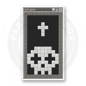 Стикер "Тетрис. Конец игры."