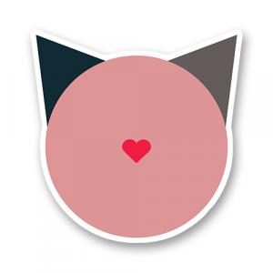 кот пыльнорозовый