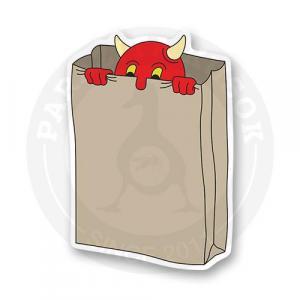Стикер «hater devil»