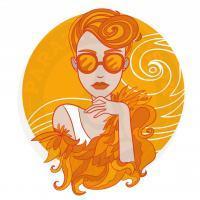 Стикер «orange girl»