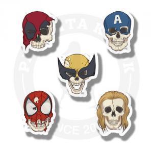 Стикерпак «Dead heroes skulls»