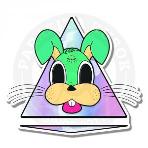 Стикер Пес с третьим глазом