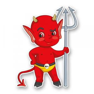 Стикер «Хеллоуин. Дьяволенок»