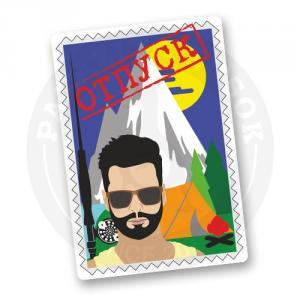 Стикер "Отпуск"