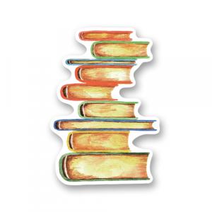 Стопка акварельных книг