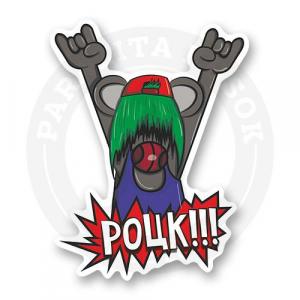 Стикер "Мышь роцкер"
