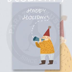 Открытка "happy holidays"