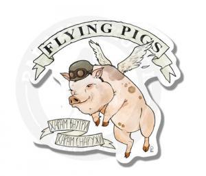 Стикер Свин/Flying Pigs