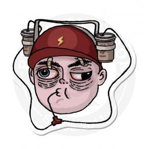 Стикер Кофе для бодрости