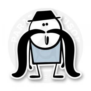 Стикер «Большие усы»