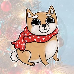 Новогодний Сиба-ину