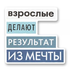 Взрослые делают результат из мечты