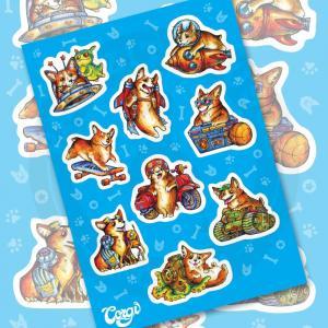 Стикерпейдж "Корги"