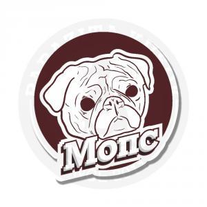 Стикер «Мопс»