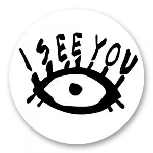 Глаз. "I see you" светлый