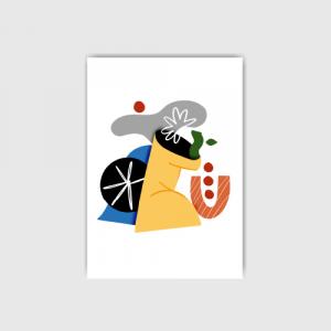 Открытка "Абстрактная композиция"