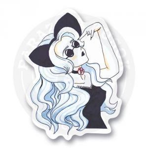 Sticker Glam-rock style