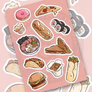 Стикерпейдж ""Вкусные" стикеры от Lina's Comics"