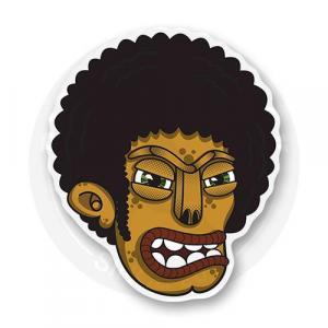Стикер "Funky Brown 3"
