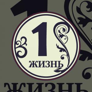 Стикер «одна жизнь»