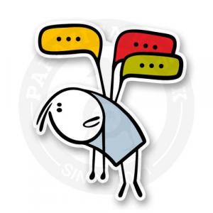Стикер «Чужое мнение»