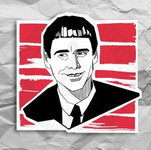 Стикер Ллойд из Тупой и ещё тупее