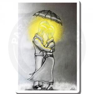 Sticker Two lights in the Dark