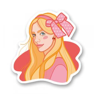 Милая девушка с улыбкой