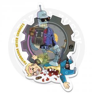 Стикер "Futurama vs. Fallout"