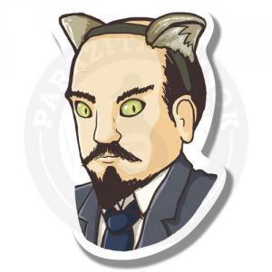 Стикер Ленин-котик