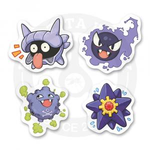 Набор стикеров "Violet pokemons"