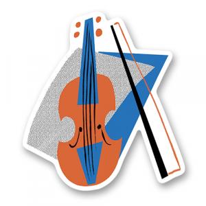 Стикер "Скрипка"