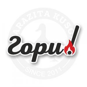 Стикер "Гори, гори ясно, понятно"