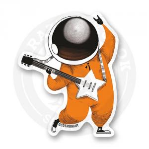 Космонавт с электрогитарой