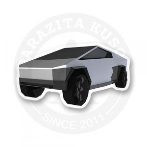 Стикер "Tesla Cybertruck Low Poly"