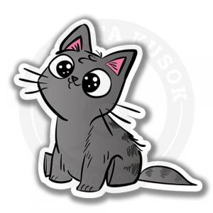 Любопытный котёнок