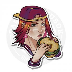 Наклейка Lina - Tumblrgirl / DOTA2