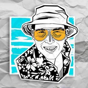 Стикер "Страх и ненависть в Лас-Вегасе"