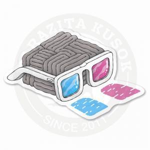 Стикер Очки