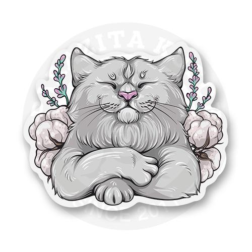 Стикер "Хлопковый кот"
