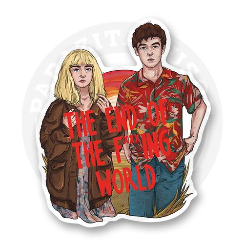 Стикер "The end of the f***ing world"