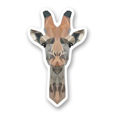 Стикер "Лакшери жираф. Low poly"