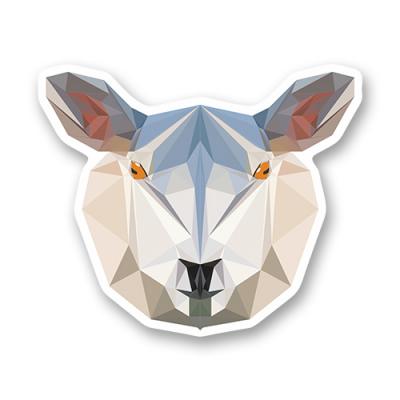 Стикер "Лакшери овца. Low poly"